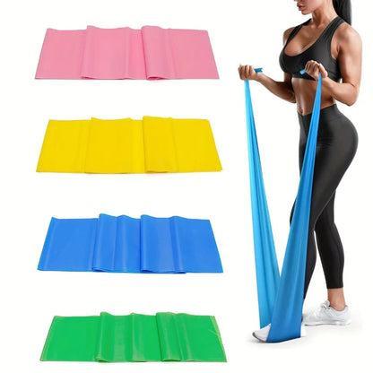 Yoga Resistance Band Multifunctional Fitness Elastic Bands Rehabilitation Training Pilates Agility Training Handy Gym Equipment