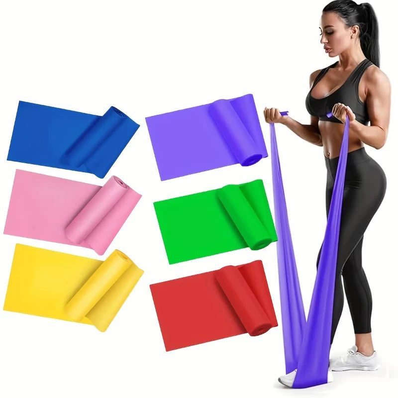 Yoga Resistance Band Multifunctional Fitness Elastic Bands Rehabilitation Training Pilates Agility Training Handy Gym Equipment