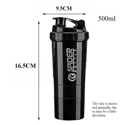 Premium Protein Shaker Cup 20 Oz Protein Shaker Cup with Metal Stirrer, Great for Protein Shakes and Pre-Workout Drinks