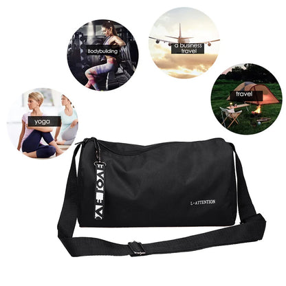 Fashion Outdoor Fitness Gym Bags Multifunction Sport Gym Storage Bag 600D Nylon Adjustable Strap for Weekend Training