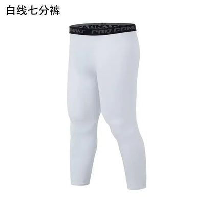 Mens Compression Pants Tights Cool Dry Leggings Sports Baselayer Running Tights Athletic Workout Active Shorts