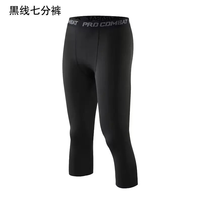 Mens Compression Pants Tights Cool Dry Leggings Sports Baselayer Running Tights Athletic Workout Active Shorts