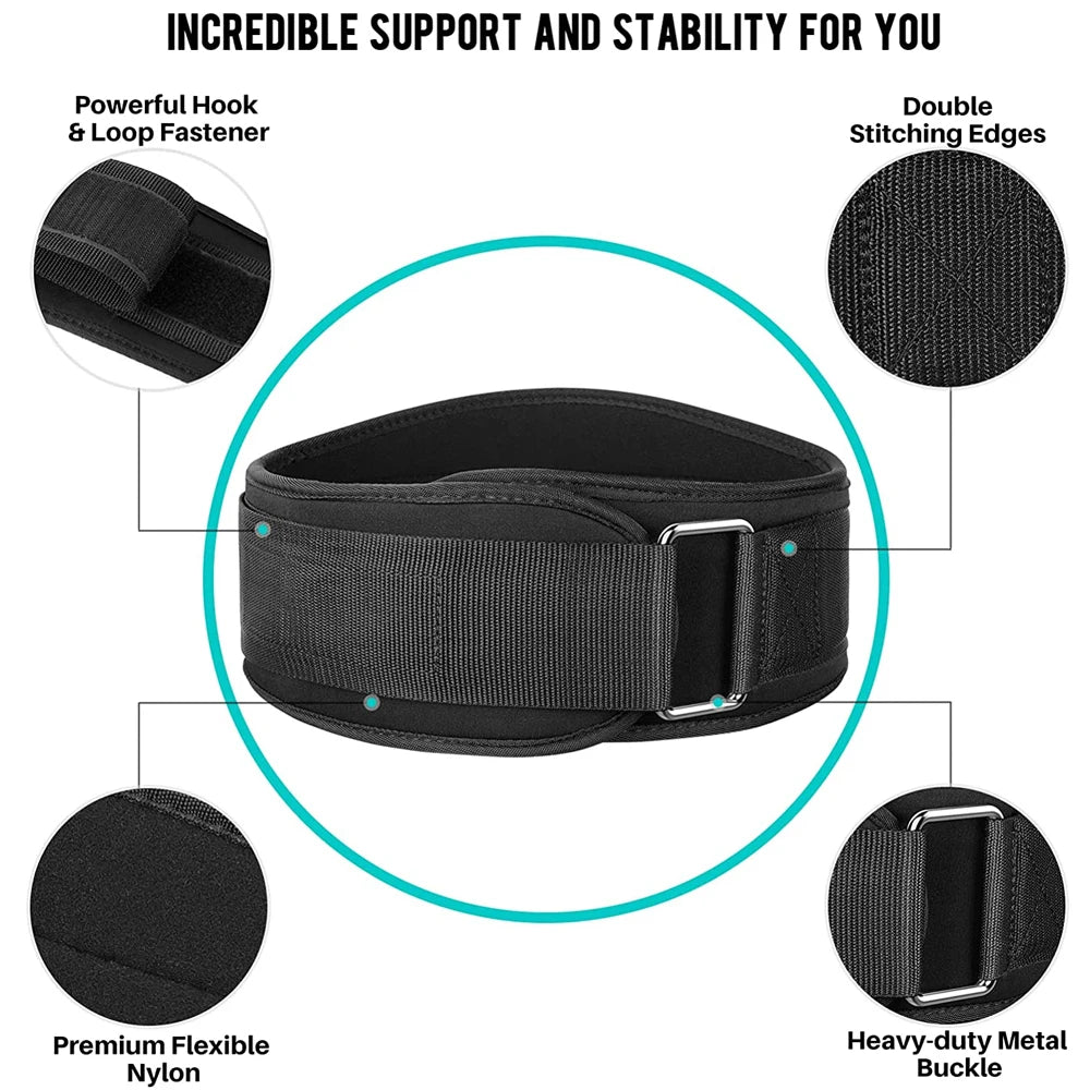 Gym Belt Weightlifting Belt Bodybuilding Powerlifting Crossfit Lumbar Support Dumbell Workout Sports Musculation Weigh Lift Belt