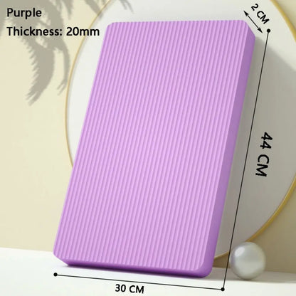 Durable NBR NBR Balance Pad Purple Black High Density Support Balance Pad Yoga Mat