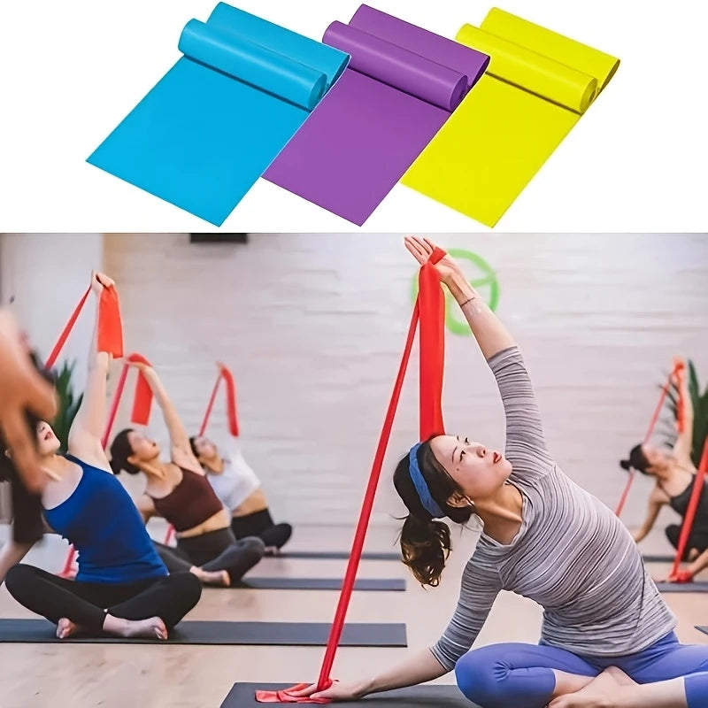 Yoga Resistance Band Multifunctional Fitness Elastic Bands Rehabilitation Training Pilates Agility Training Handy Gym Equipment